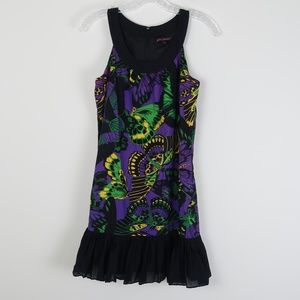 Betsey Johnson Butterfly Mini Pleated Dress 2